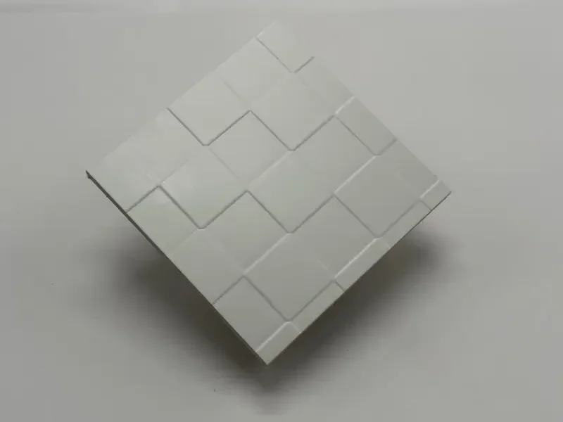 Checkers embossed panel sample 1