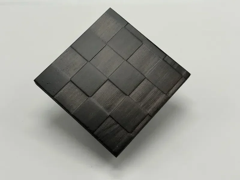 Checkers embossed panel sample 7