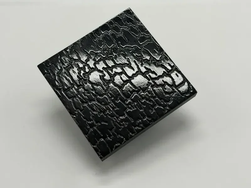Scorched embossed panel sample 3
