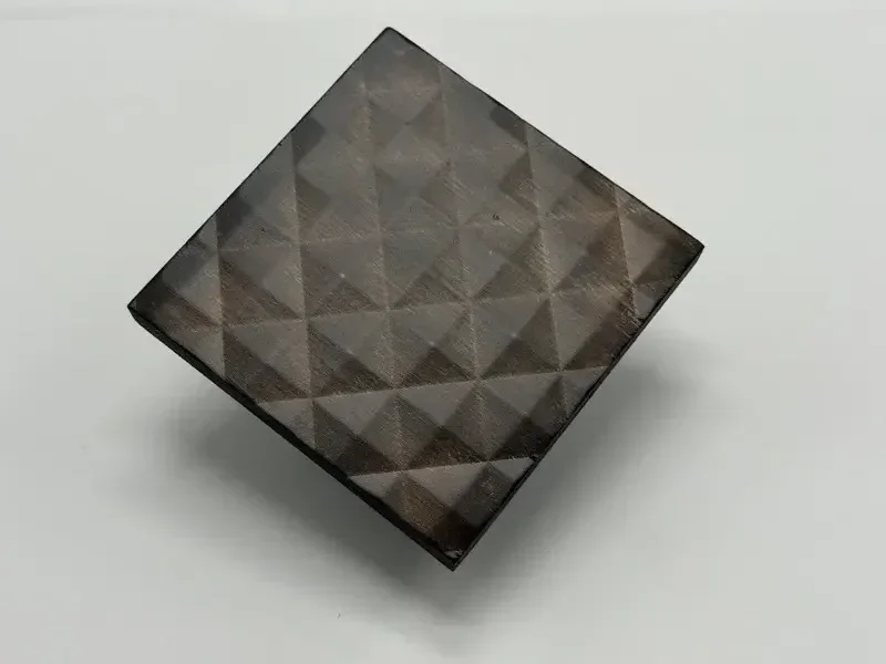 Diamond embossed panel sample 1