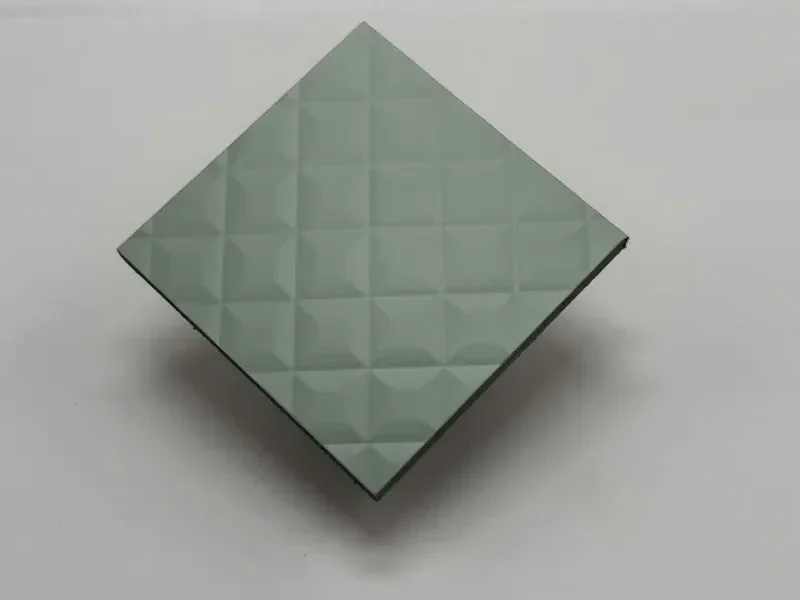 Diamond embossed panel sample 3