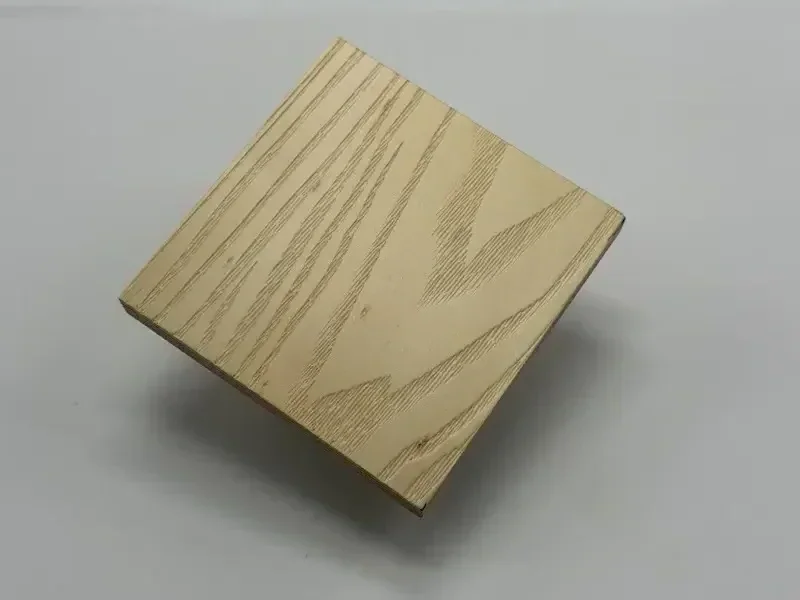 American Oak embossed coaster sample