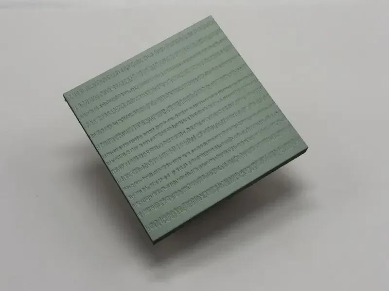 Rough Cut embossed panel sample 2