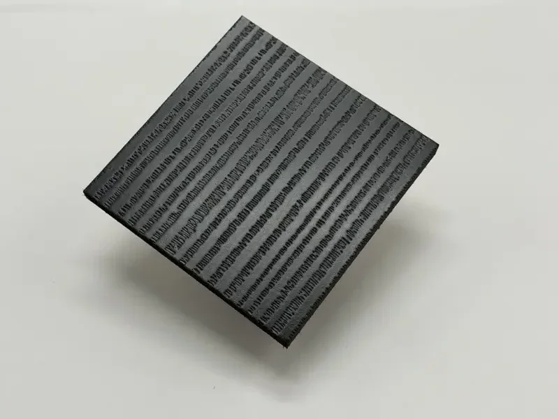 Rough Cut embossed panel sample 3